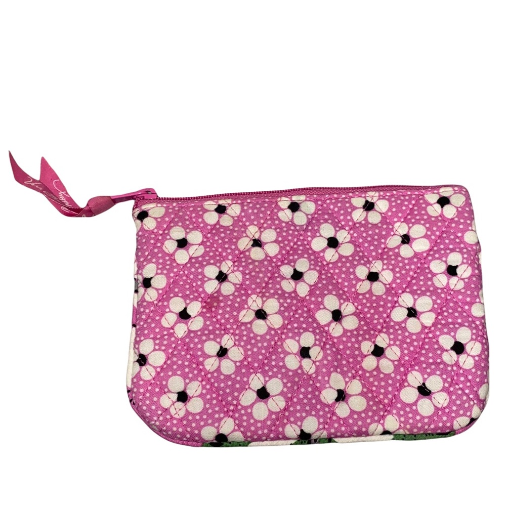 🎓 Vera Bradley Pink & Floral Small Zippered Bag